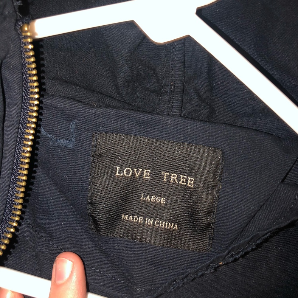 Navy parka jacket